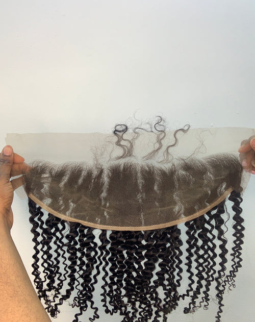 13x4 Kinky Straight Frontal Piece