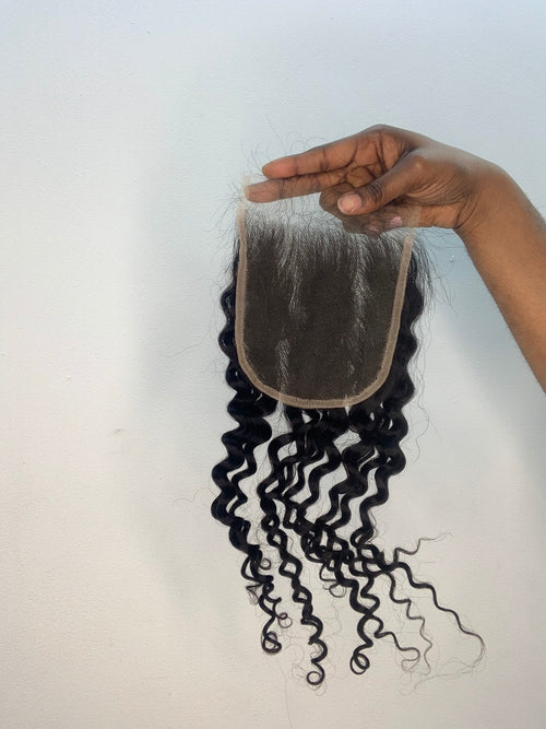 5x5 Deep Curly Closure